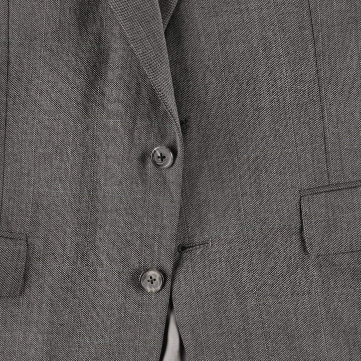 90'S Christian Dior wool tailored jacket, USA made, men's size L, vintage wool gray type Vintage Second Hand