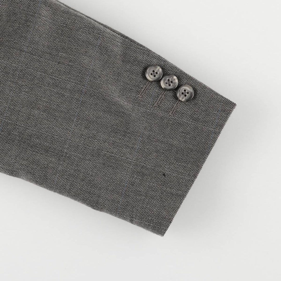 90'S Christian Dior wool tailored jacket, USA made, men's size L, vintage wool gray type Vintage Second Hand