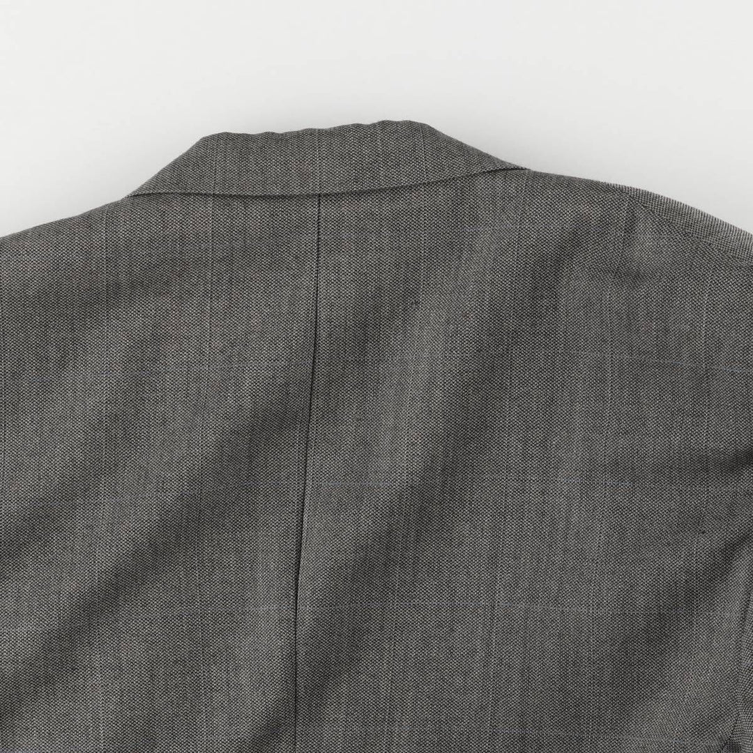 90'S Christian Dior wool tailored jacket, USA made, men's size L, vintage wool gray type Vintage Second Hand