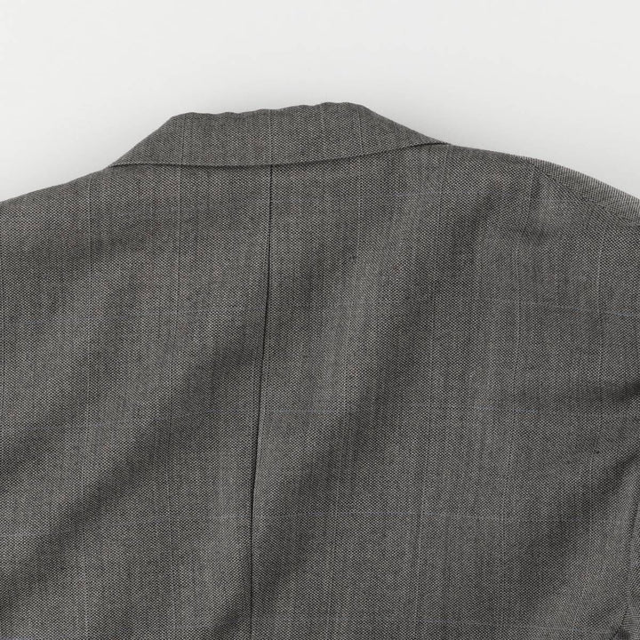 90'S Christian Dior wool tailored jacket, USA made, men's size L, vintage wool gray type Vintage Second Hand