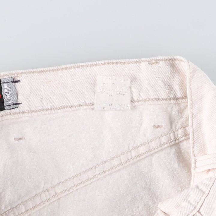 Vintage Levi's Silver Tab Loose Denim Shorts, Half Pants, Made in USA, Men's Size W31 cotton white type Vintage Second Hand
