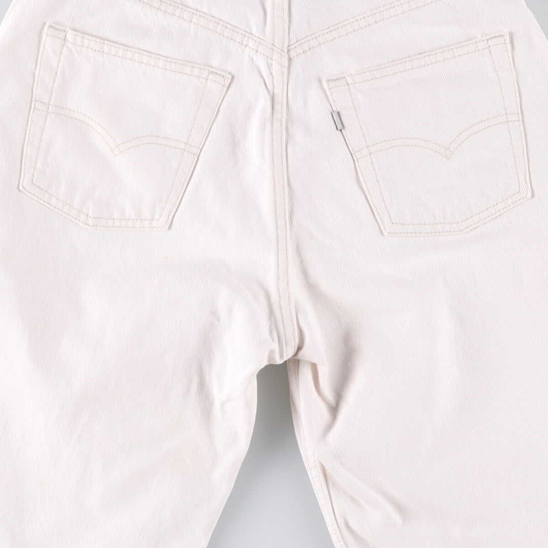 Vintage Levi's Silver Tab Loose Denim Shorts, Half Pants, Made in USA, Men's Size W31 cotton white type Vintage Second Hand