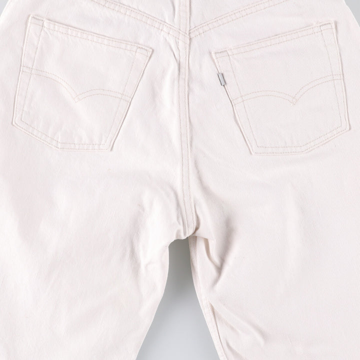Vintage Levi's Silver Tab Loose Denim Shorts, Half Pants, Made in USA, Men's Size W31 cotton white type Vintage Second Hand