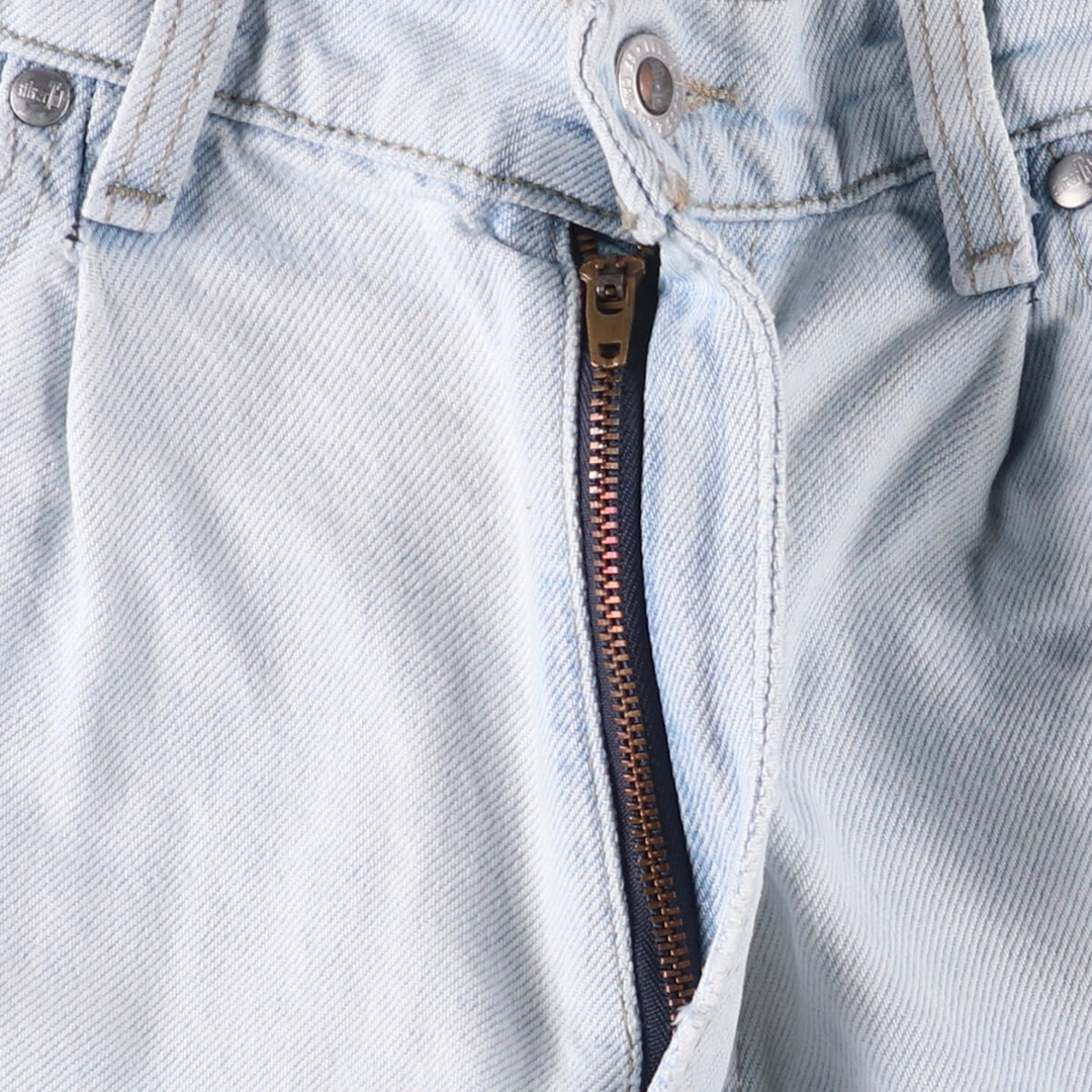 90'S Vintage Levi's Silver Tab Loose Denim Shorts, Made in USA, Men's Size 34 cotton Blue type light blue Vintage Second Hand