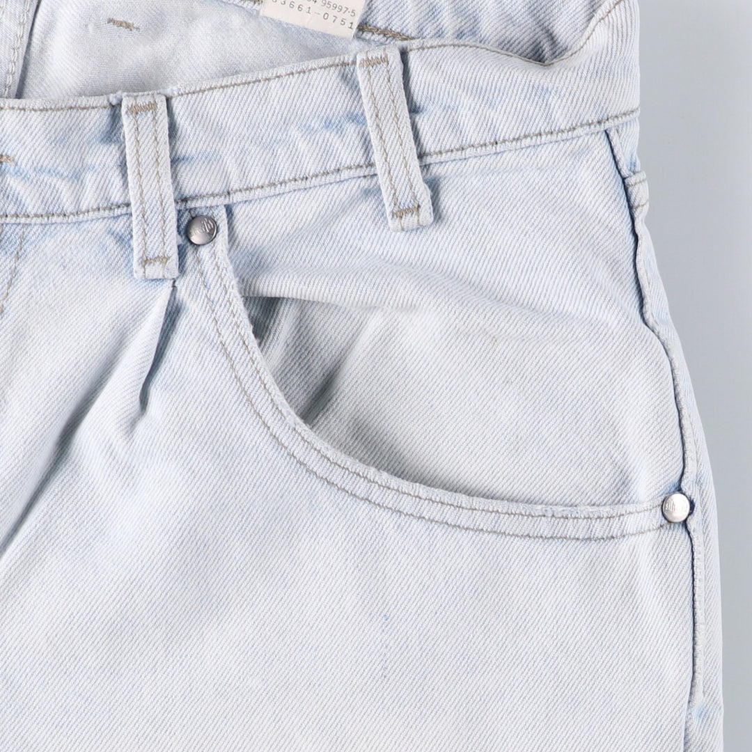 90'S Vintage Levi's Silver Tab Loose Denim Shorts, Made in USA, Men's Size 34 cotton Blue type light blue Vintage Second Hand