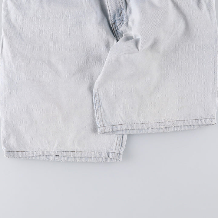 90'S Vintage Levi's Silver Tab Loose Denim Shorts, Made in USA, Men's Size 34 cotton Blue type light blue Vintage Second Hand