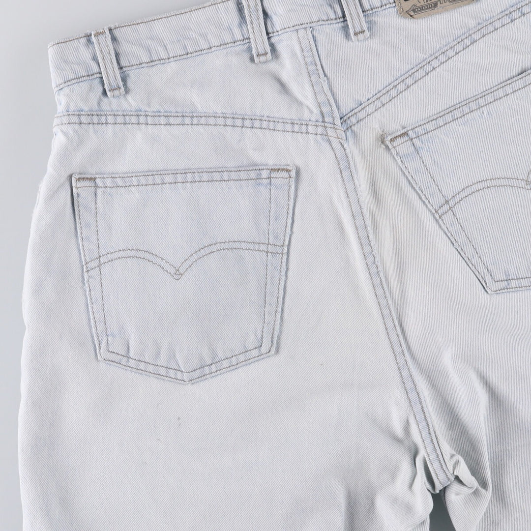 90'S Vintage Levi's Silver Tab Loose Denim Shorts, Made in USA, Men's Size 34 cotton Blue type light blue Vintage Second Hand