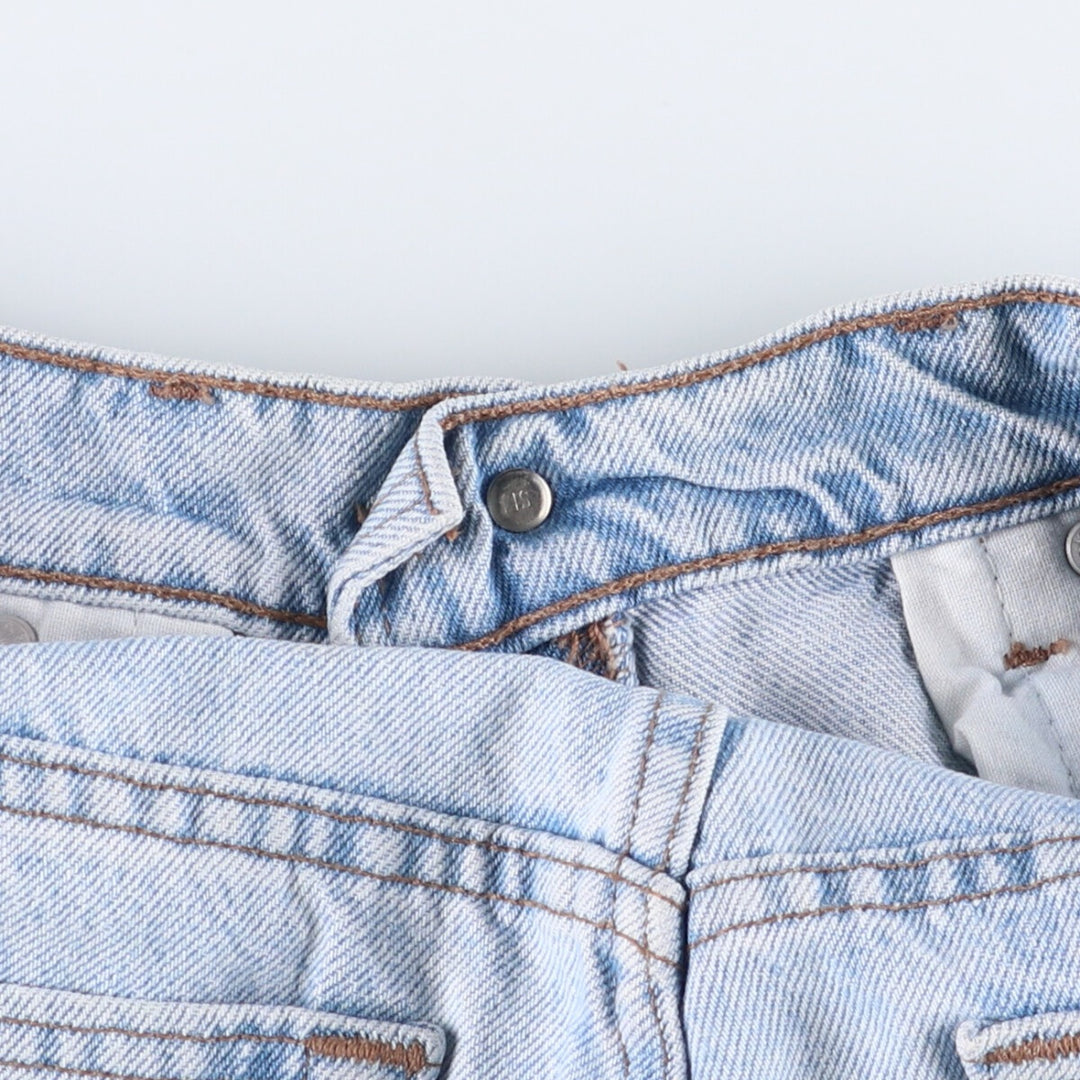 90'S Levi's Silver Tab Loose Fit Denim Shorts, Made in USA, Men's Size W31, Vintage cotton Blue type light blue Vintage Second Hand