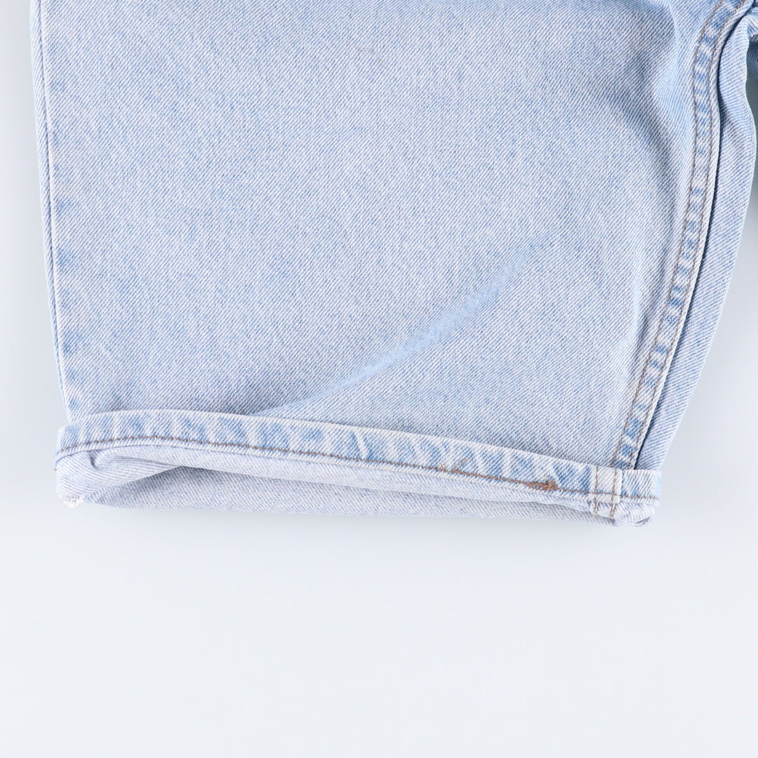 90'S Levi's Silver Tab Loose Fit Denim Shorts, Made in USA, Men's Size W31, Vintage cotton Blue type light blue Vintage Second Hand