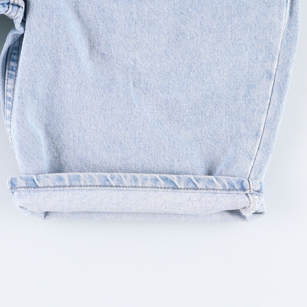 90'S Levi's Silver Tab Loose Fit Denim Shorts, Made in USA, Men's Size W31, Vintage cotton Blue type light blue Vintage Second Hand
