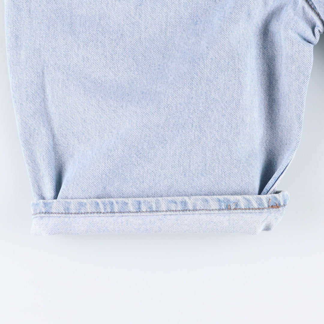 90'S Levi's Silver Tab Loose Fit Denim Shorts, Made in USA, Men's Size W31, Vintage cotton Blue type light blue Vintage Second Hand
