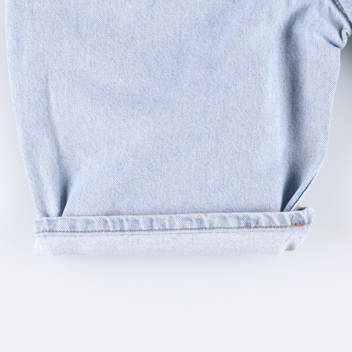 90'S Levi's Silver Tab Loose Fit Denim Shorts, Made in USA, Men's Size W31, Vintage cotton Blue type light blue Vintage Second Hand