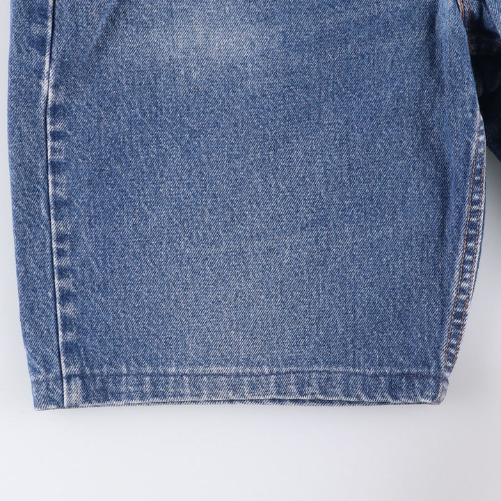 90'S Levi's 550 Relaxed Fit Orange Tab Denim Shorts Made in USA Men's W36 Vintage cotton blue type Vintage Second Hand