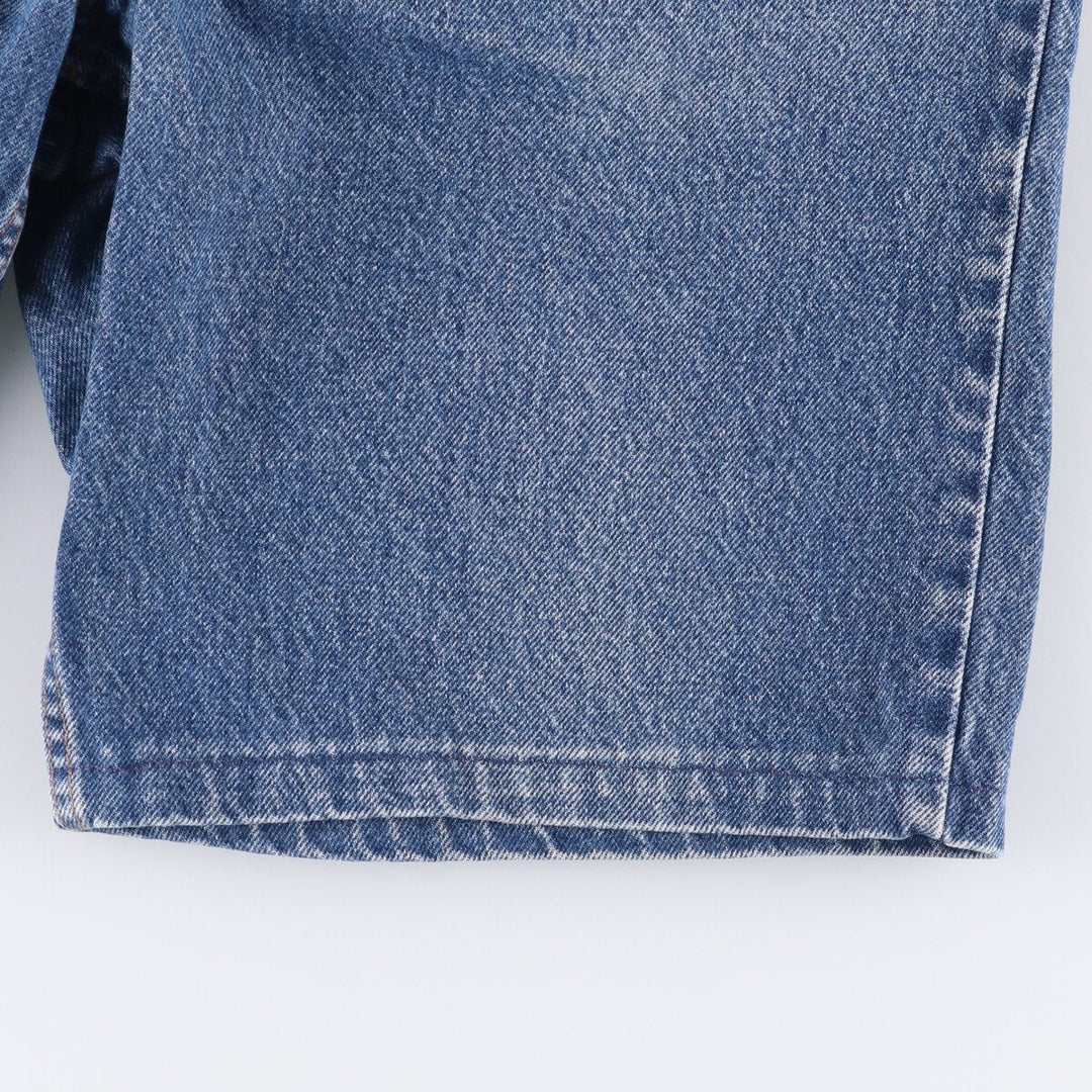 90'S Levi's 550 Relaxed Fit Orange Tab Denim Shorts Made in USA Men's W36 Vintage cotton blue type Vintage Second Hand