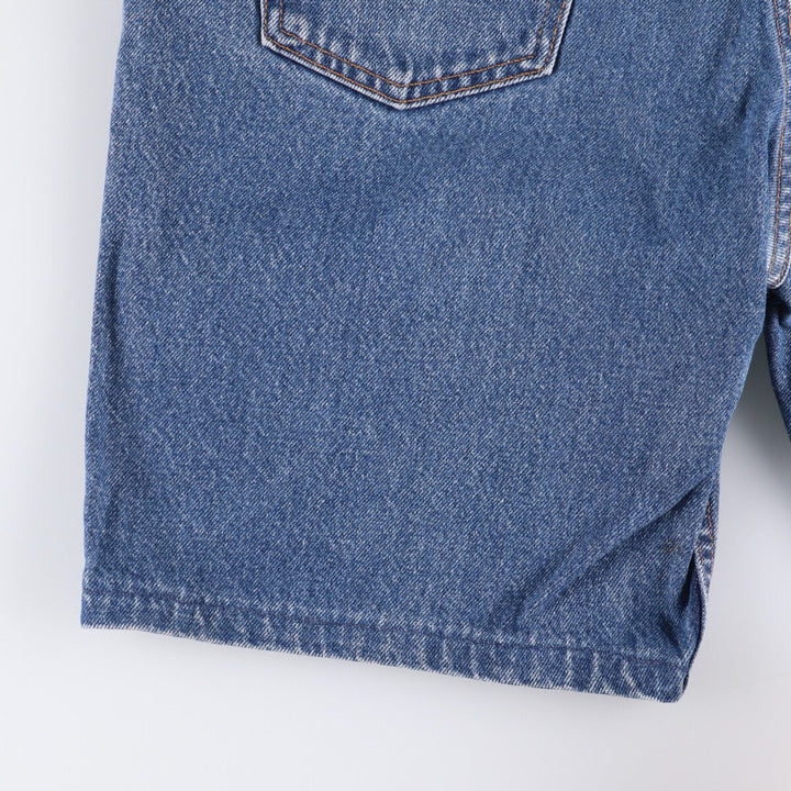 90'S Levi's 550 Relaxed Fit Orange Tab Denim Shorts Made in USA Men's W36 Vintage cotton blue type Vintage Second Hand