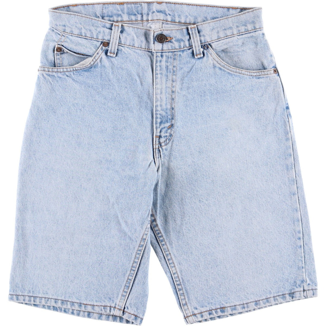 Levi's 36550-0214 Orange Tab Denim Shorts, Made in USA, Men's Size W30, Vintage cotton Blue type light blue Vintage Second Hand