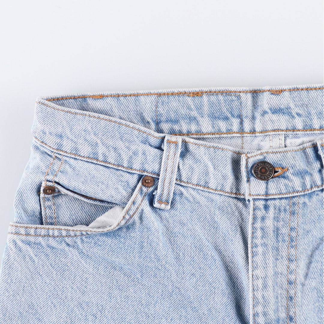 Levi's 36550-0214 Orange Tab Denim Shorts, Made in USA, Men's Size W30, Vintage cotton Blue type light blue Vintage Second Hand