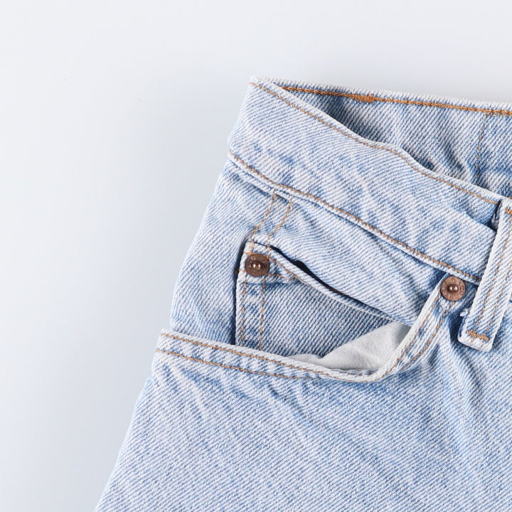 Levi's 36550-0214 Orange Tab Denim Shorts, Made in USA, Men's Size W30, Vintage cotton Blue type light blue Vintage Second Hand