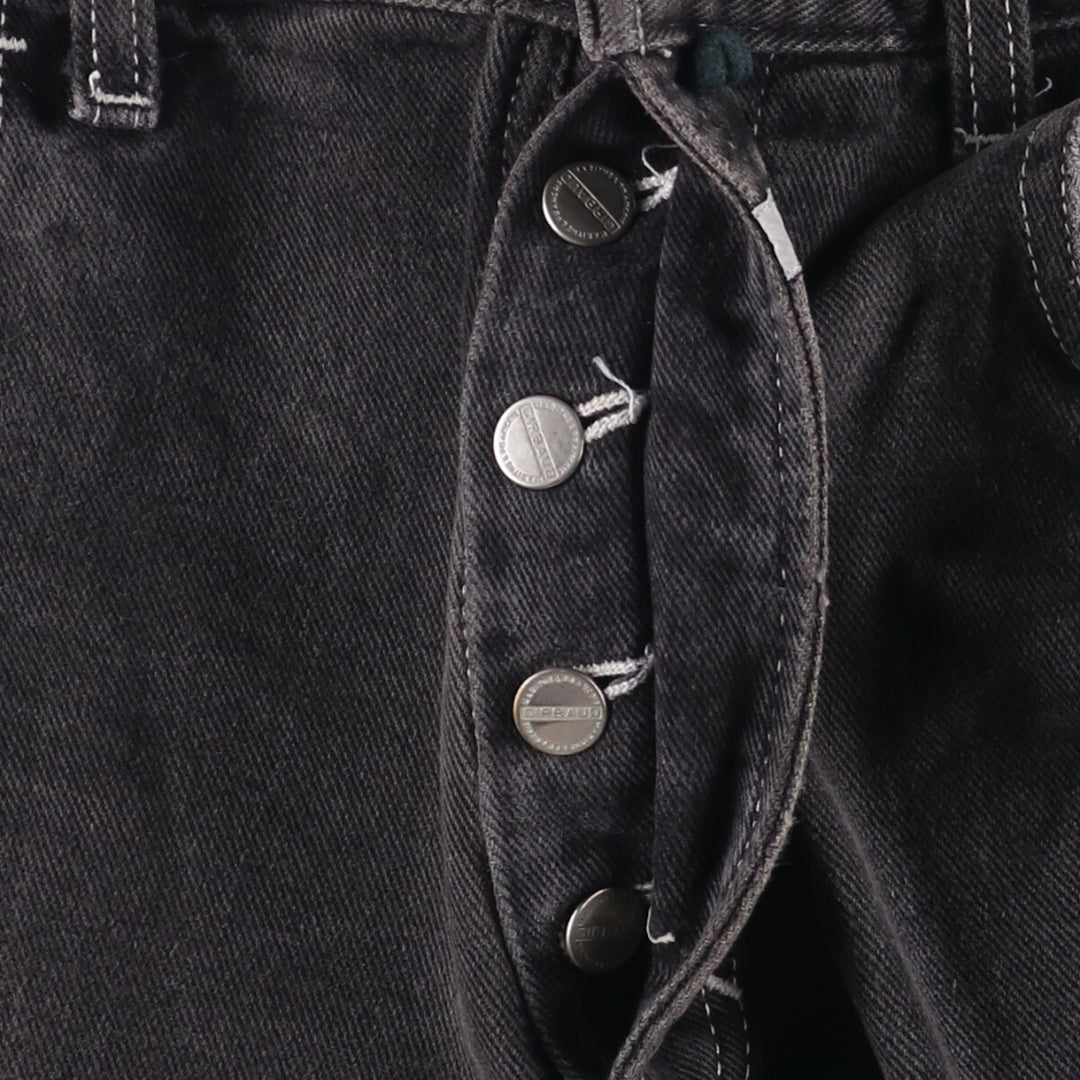 Marithe Francois Girbaud Men's Black Denim Shorts, Size W33 unclear black type Vintage Second Hand