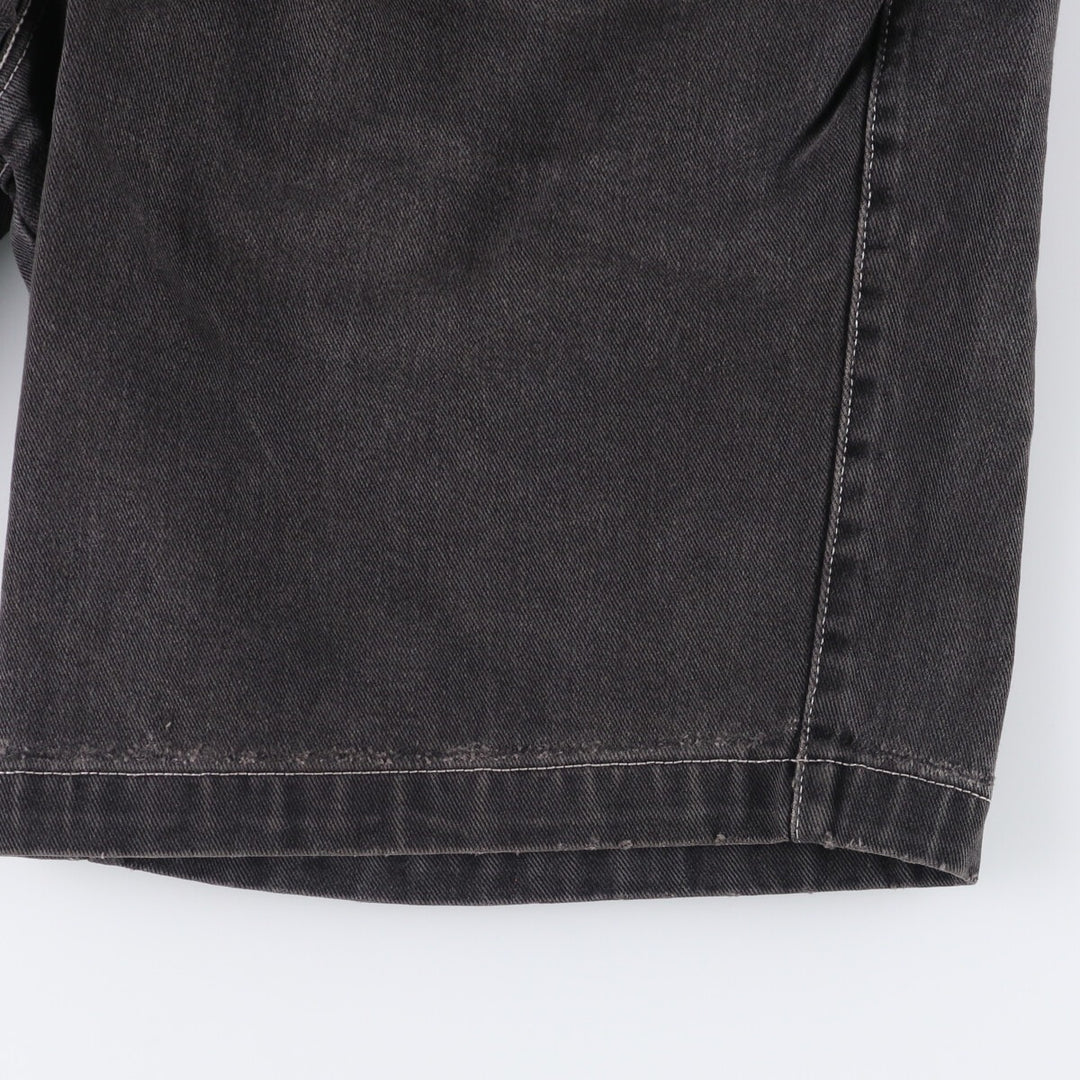 Marithe Francois Girbaud Men's Black Denim Shorts, Size W33 unclear black type Vintage Second Hand