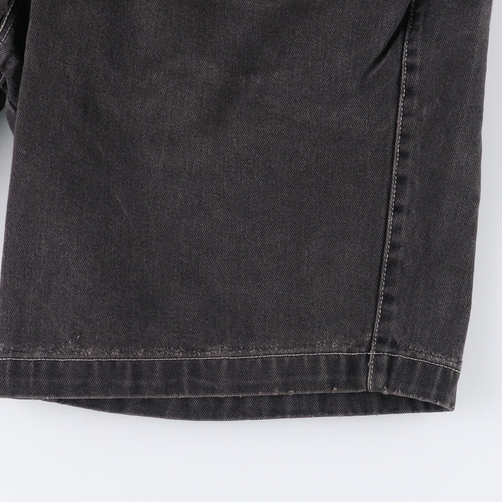 Marithe Francois Girbaud Men's Black Denim Shorts, Size W33 unclear black type Vintage Second Hand