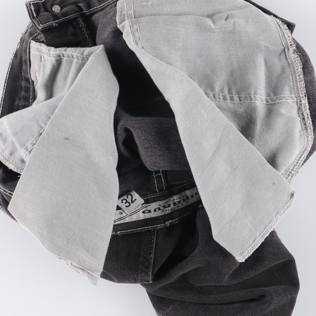 Marithe Francois Girbaud Men's Black Denim Shorts, Size W33 unclear black type Vintage Second Hand