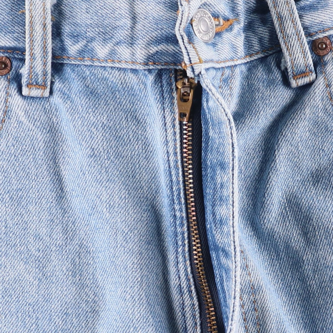 90'S Levi's 550 Relaxed Fit Denim Shorts, Made in USA, Men's W33 (approx.), Vintage. cotton blue type Vintage Second Hand