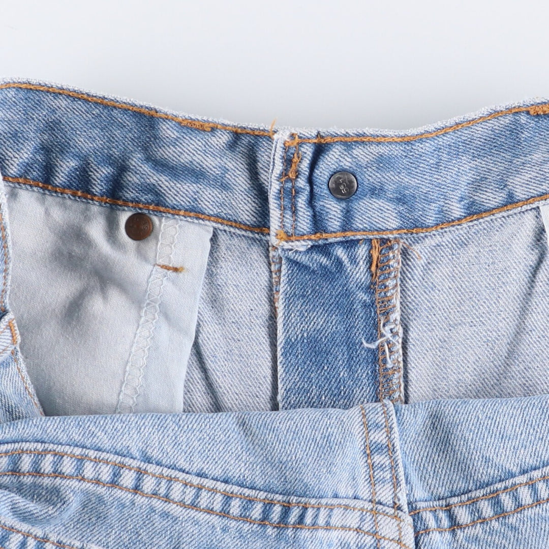 90'S Levi's 550 Relaxed Fit Denim Shorts, Made in USA, Men's W33 (approx.), Vintage. cotton blue type Vintage Second Hand