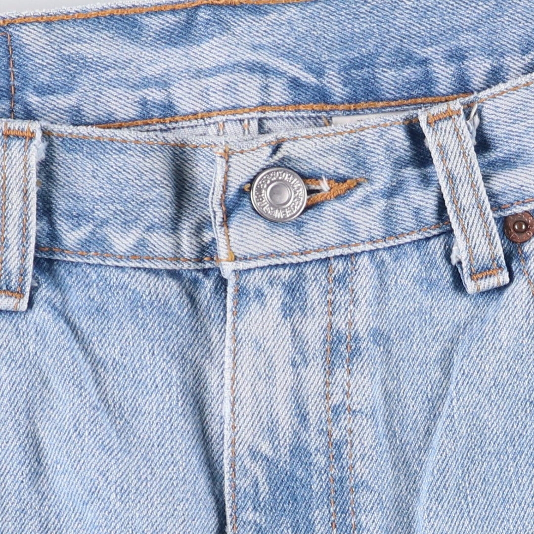 90'S Levi's 550 Relaxed Fit Denim Shorts, Made in USA, Men's W33 (approx.), Vintage. cotton blue type Vintage Second Hand