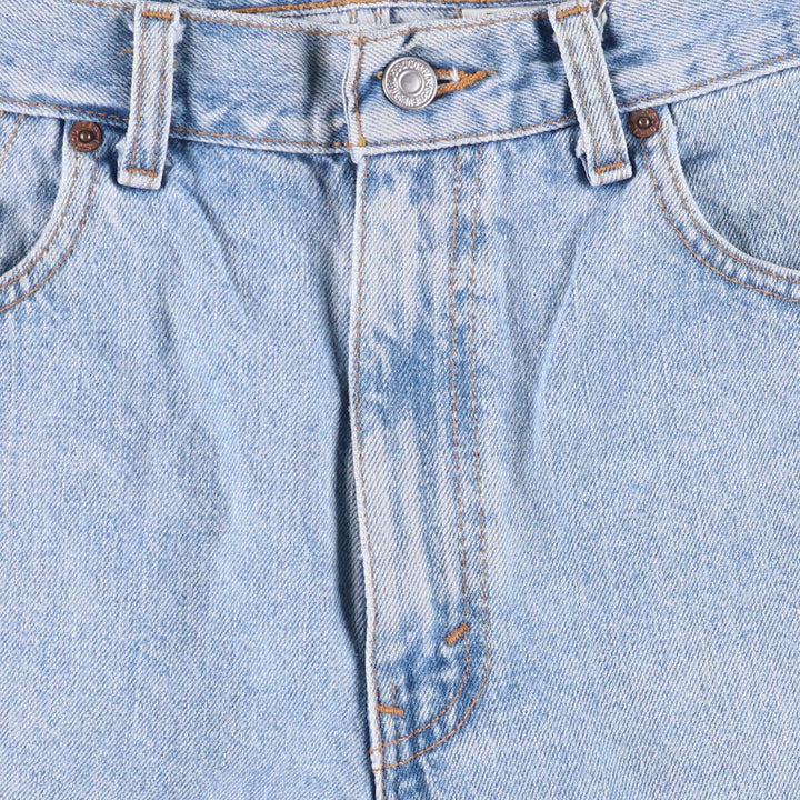 90'S Levi's 550 Relaxed Fit Denim Shorts, Made in USA, Men's W33 (approx.), Vintage. cotton blue type Vintage Second Hand