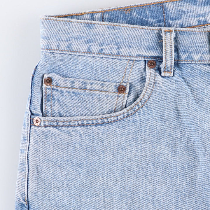 90'S Levi's 550 Relaxed Fit Denim Shorts, Made in USA, Men's W33 (approx.), Vintage. cotton blue type Vintage Second Hand