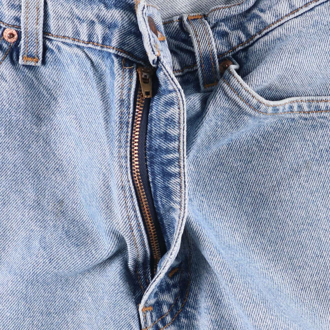 90'S Levi's 550 Relaxed Fit Denim Shorts with Orange Tab, Made in USA, Men's Size 34 cotton blue type Vintage Second Hand