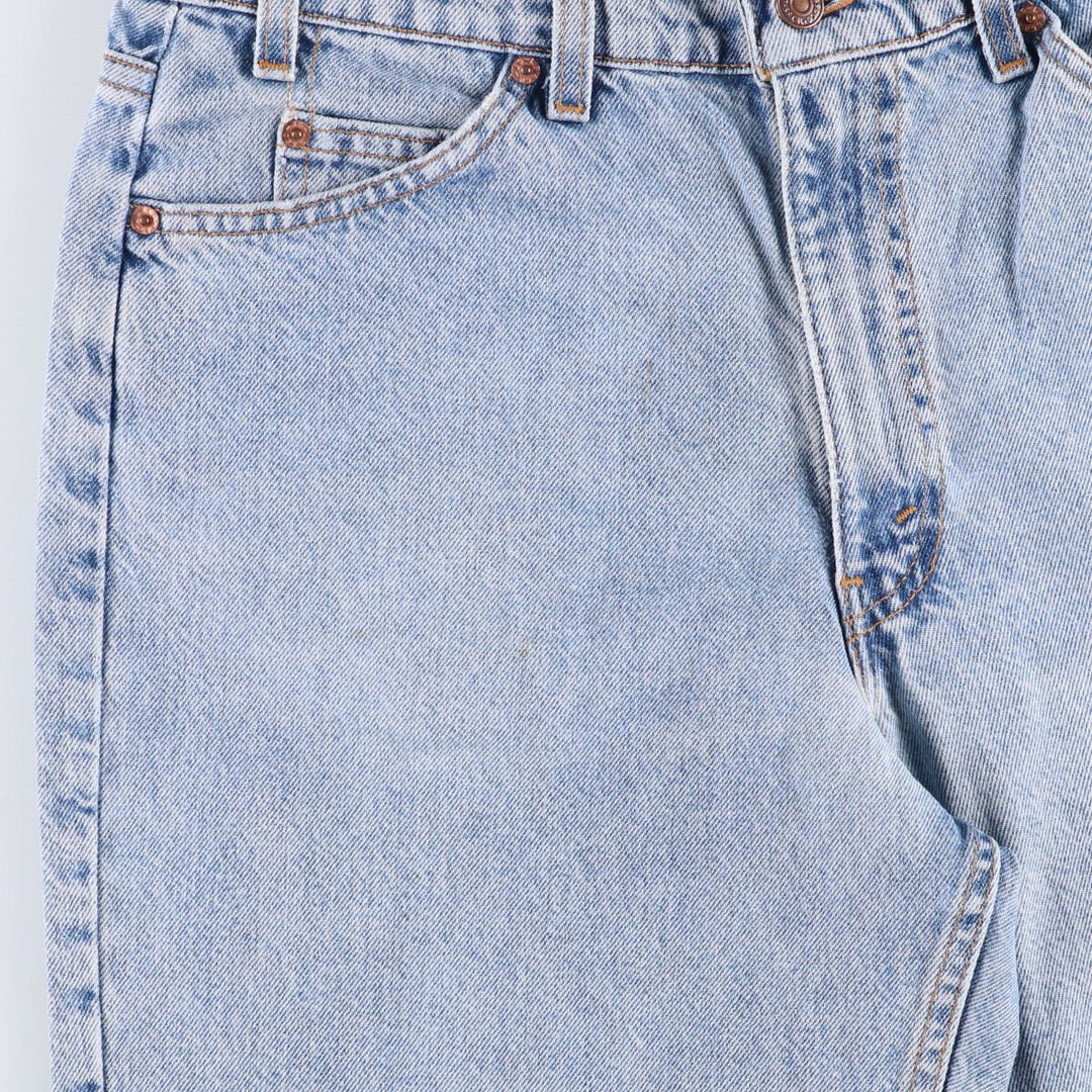 90'S Levi's 550 Relaxed Fit Denim Shorts with Orange Tab, Made in USA, Men's Size 34 cotton blue type Vintage Second Hand