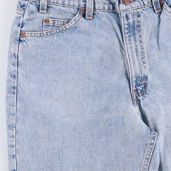 90'S Levi's 550 Relaxed Fit Denim Shorts with Orange Tab, Made in USA, Men's Size 34 cotton blue type Vintage Second Hand
