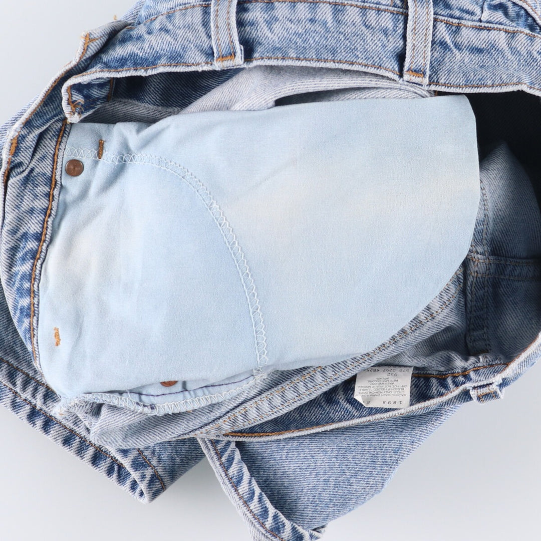 90'S Levi's 550 Relaxed Fit Denim Shorts with Orange Tab, Made in USA, Men's Size 34 cotton blue type Vintage Second Hand