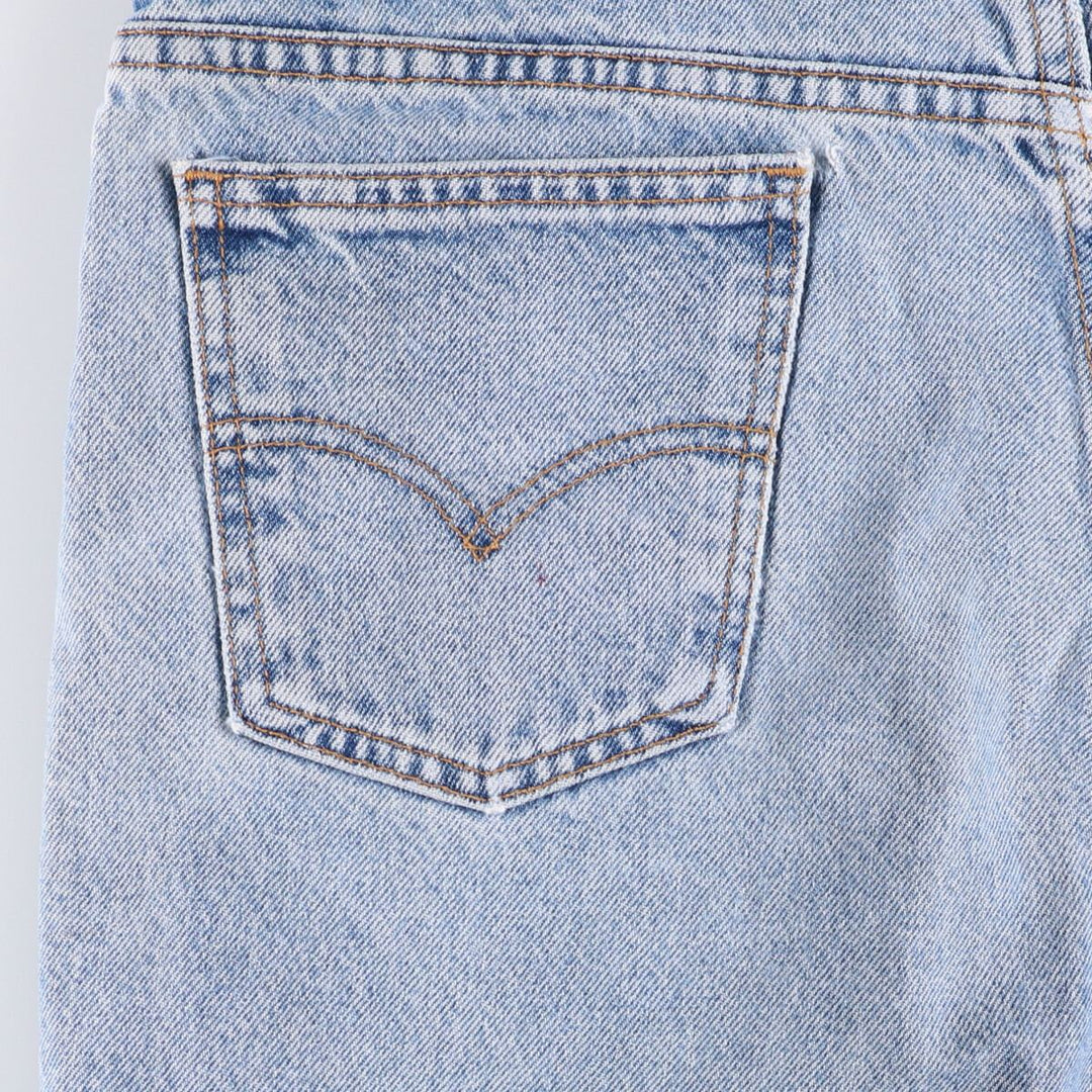 90'S Levi's 550 Relaxed Fit Denim Shorts with Orange Tab, Made in USA, Men's Size 34 cotton blue type Vintage Second Hand