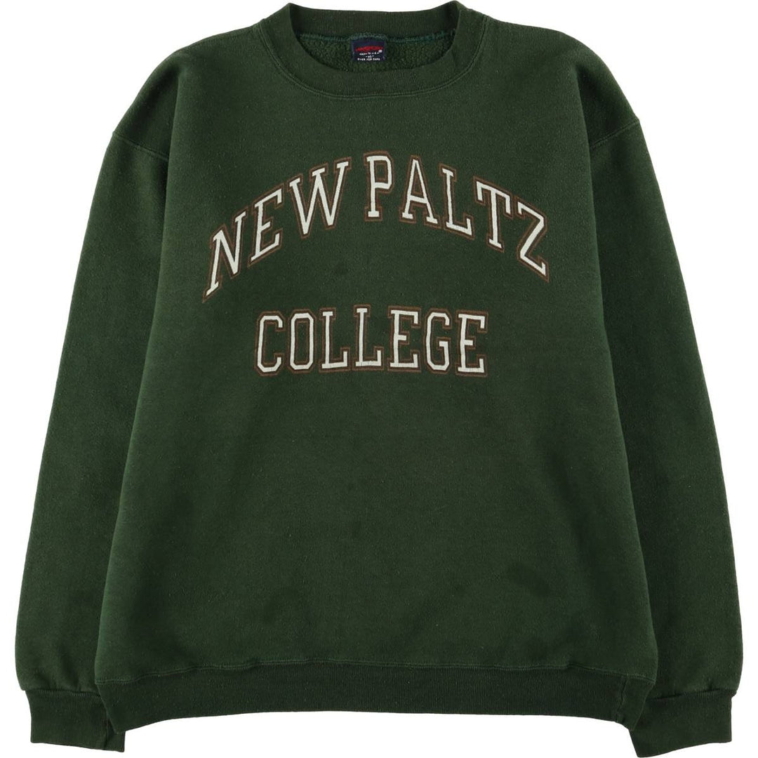 Jansport College Sweatshirt, Made in USA, Men's Size XL polyester green type Vintage Second Hand