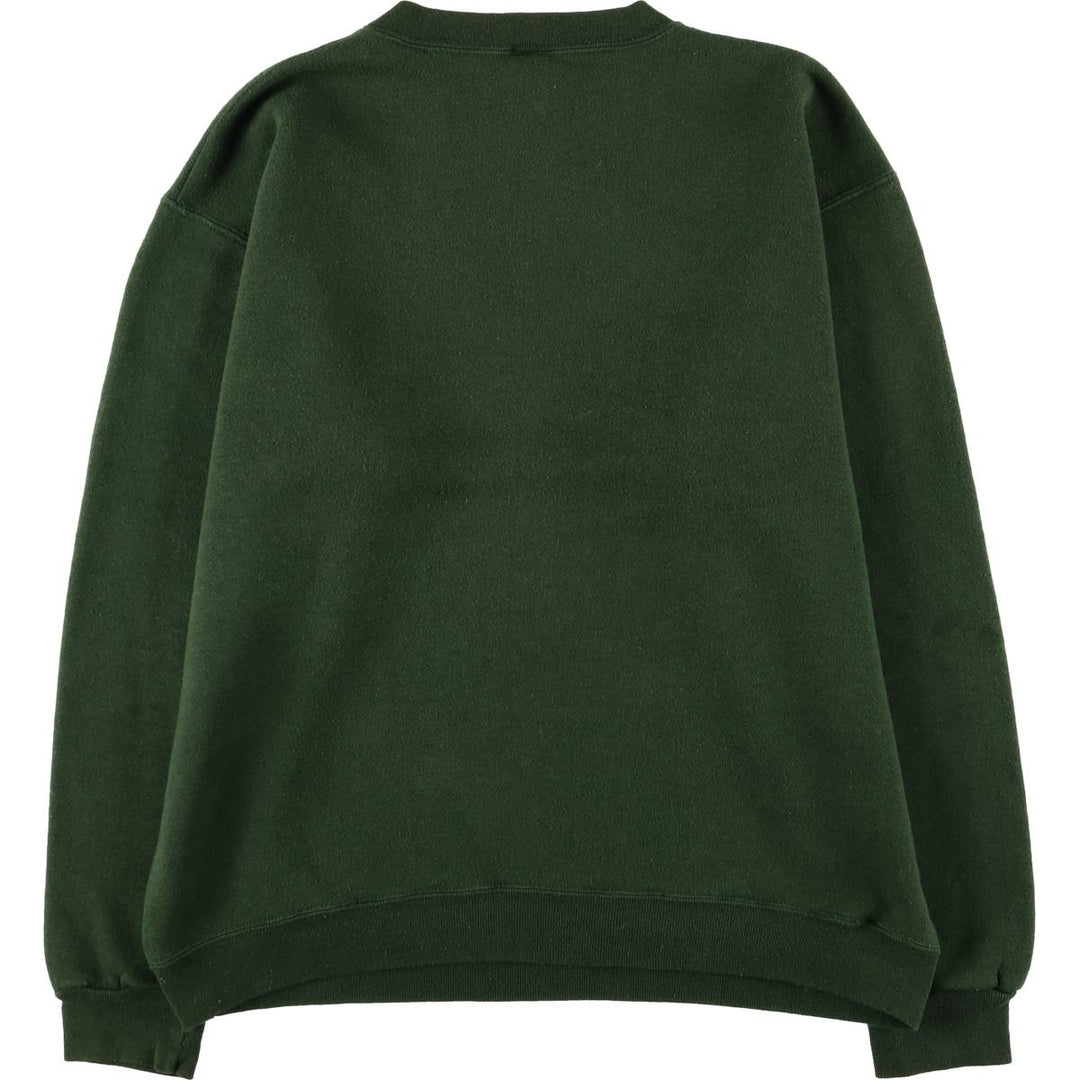 Jansport College Sweatshirt, Made in USA, Men's Size XL polyester green type Vintage Second Hand