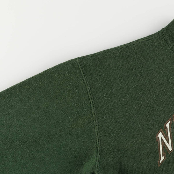 Jansport College Sweatshirt, Made in USA, Men's Size XL polyester green type Vintage Second Hand