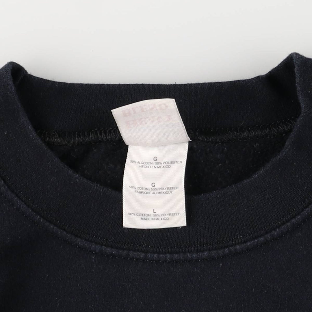 2000'S Gildan printed sweatshirt, men's size L cotton black type Vintage Second Hand