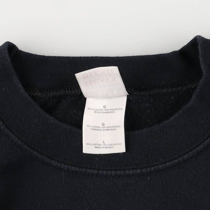2000'S Gildan printed sweatshirt, men's size L cotton black type Vintage Second Hand