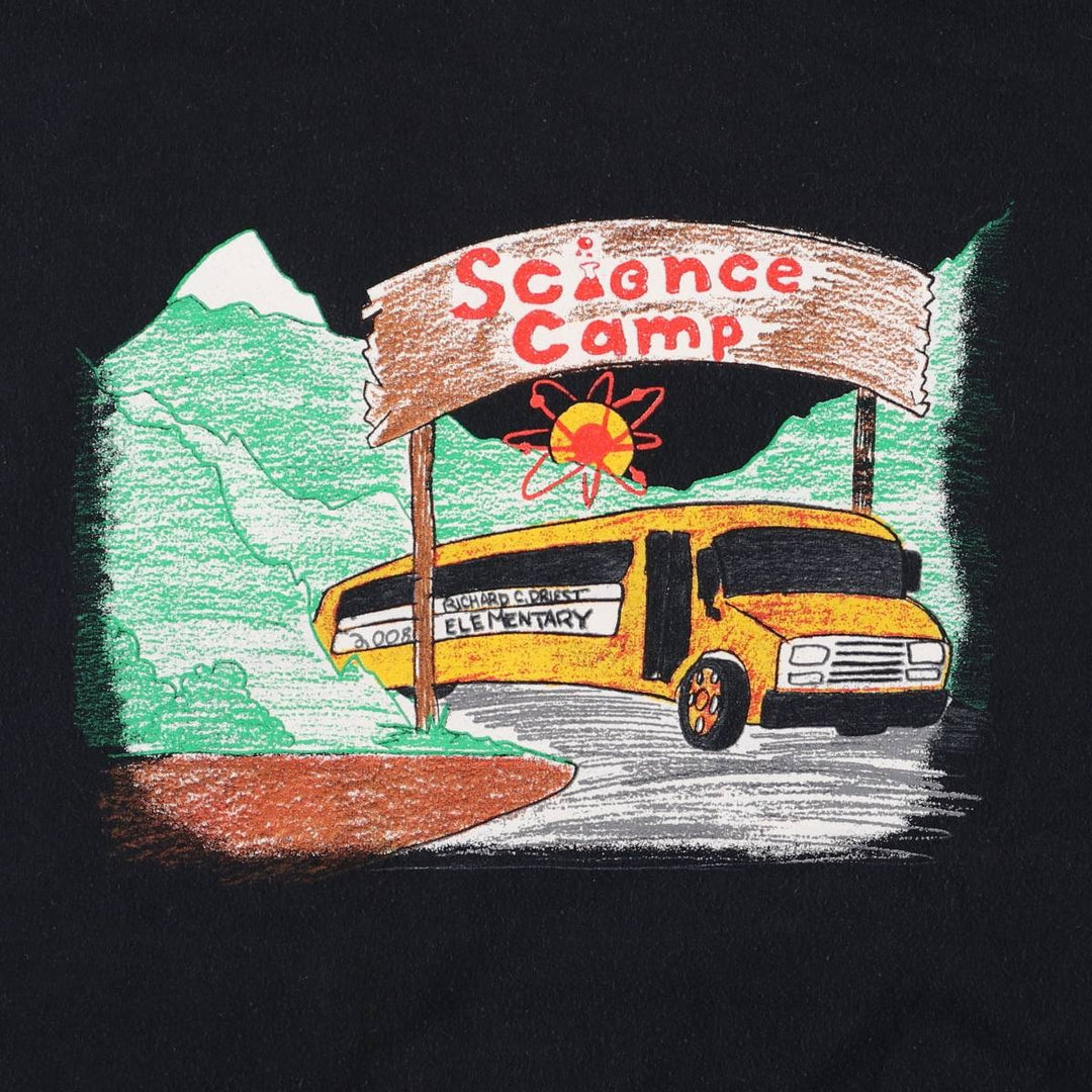 2000'S Gildan printed sweatshirt, men's size L cotton black type Vintage Second Hand