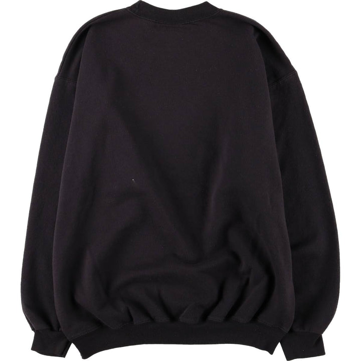 00'S PORT and COMPANY fish print animal sweatshirt, men's size L cotton black type Vintage Second Hand