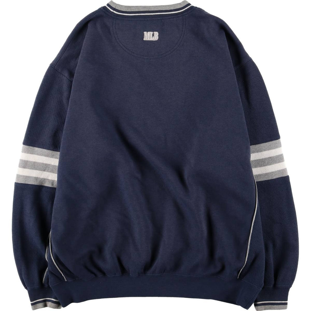 90'S Lee SPORT New York Yankees Logo Sweatshirt, Men's L Size Vintage unclear navy blue type Vintage Second Hand