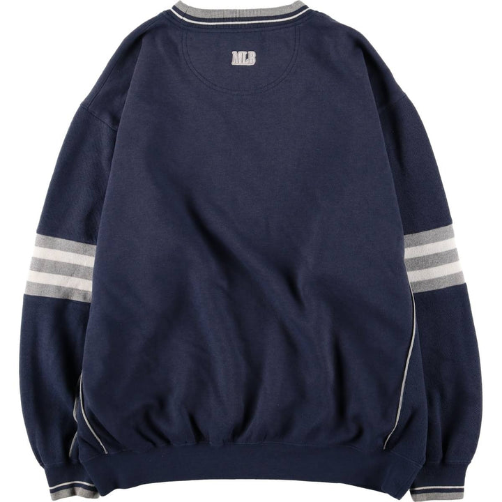 90'S Lee SPORT New York Yankees Logo Sweatshirt, Men's L Size Vintage unclear navy blue type Vintage Second Hand