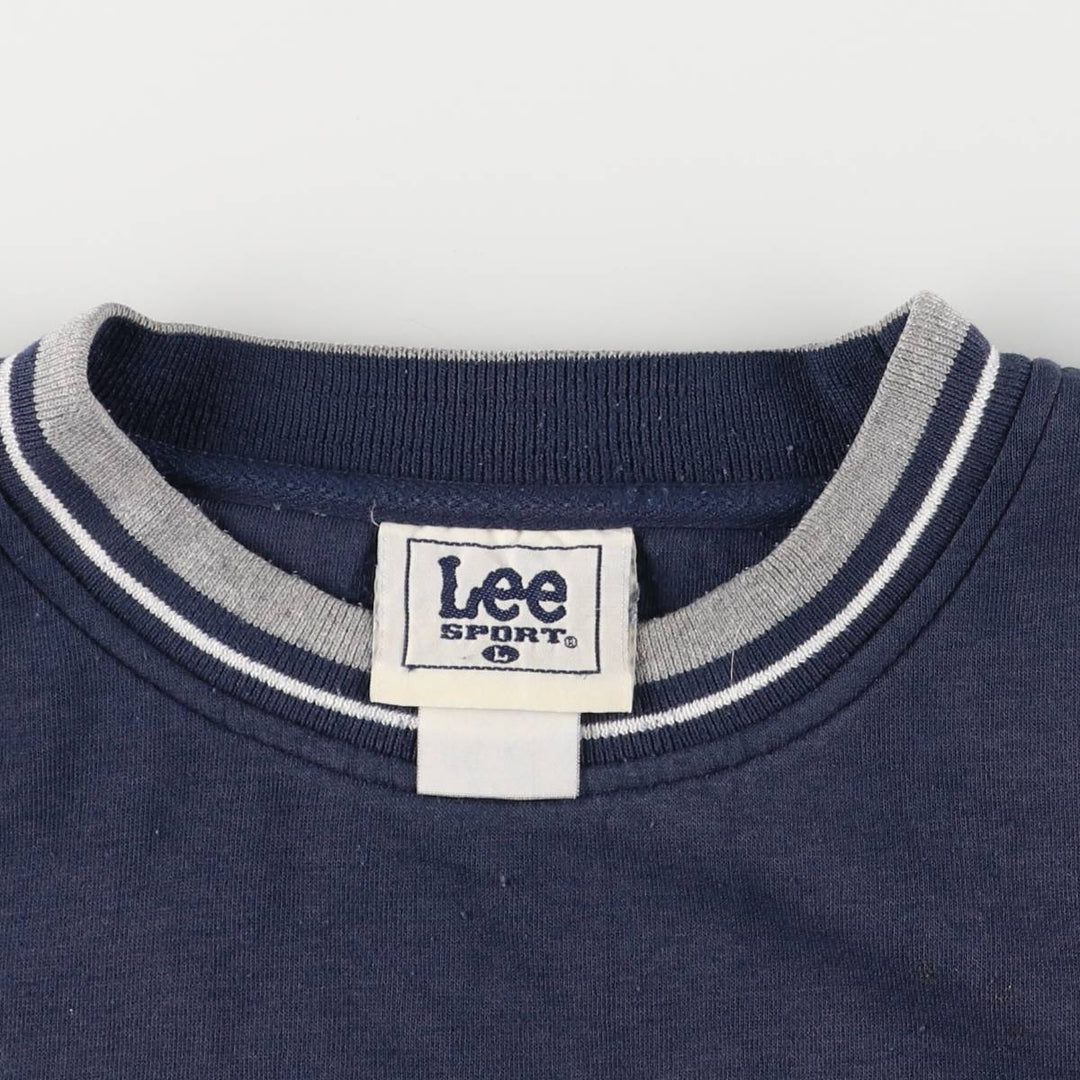 90'S Lee SPORT New York Yankees Logo Sweatshirt, Men's L Size Vintage unclear navy blue type Vintage Second Hand