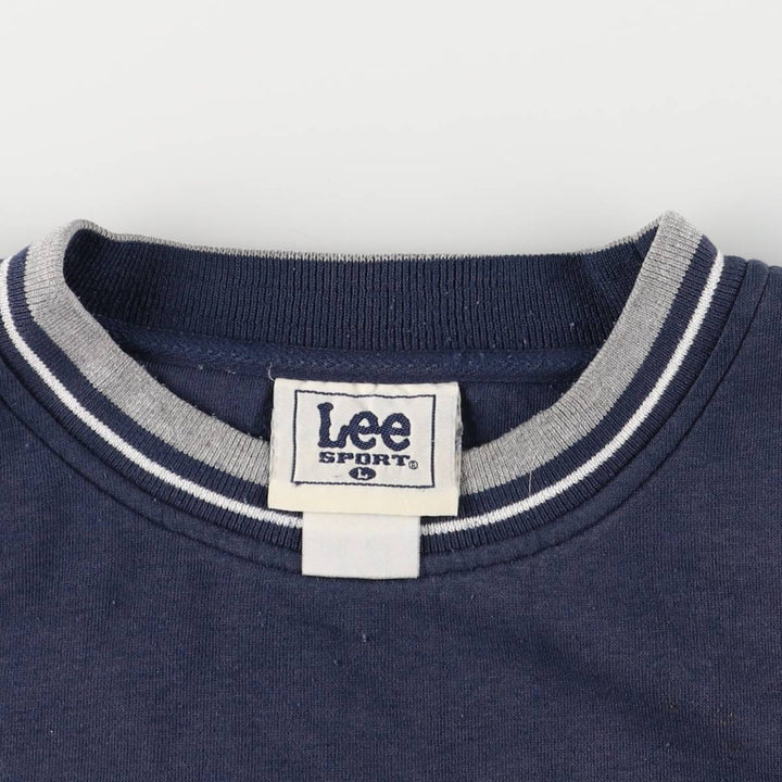 90'S Lee SPORT New York Yankees Logo Sweatshirt, Men's L Size Vintage unclear navy blue type Vintage Second Hand