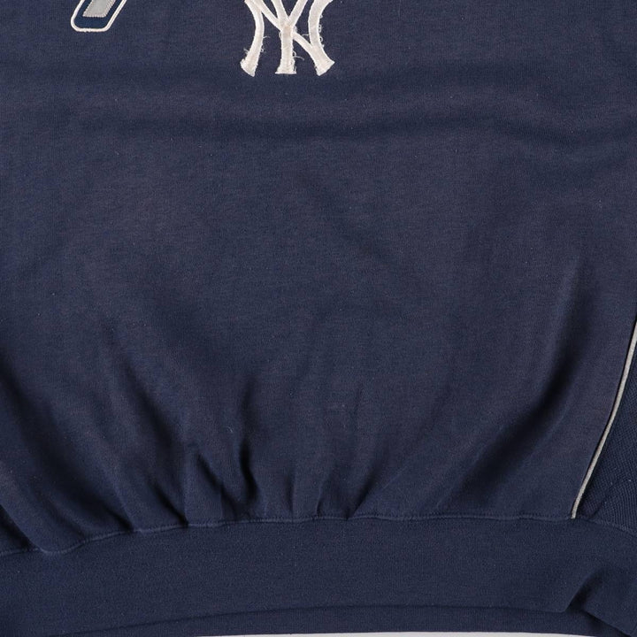 90'S Lee SPORT New York Yankees Logo Sweatshirt, Men's L Size Vintage unclear navy blue type Vintage Second Hand