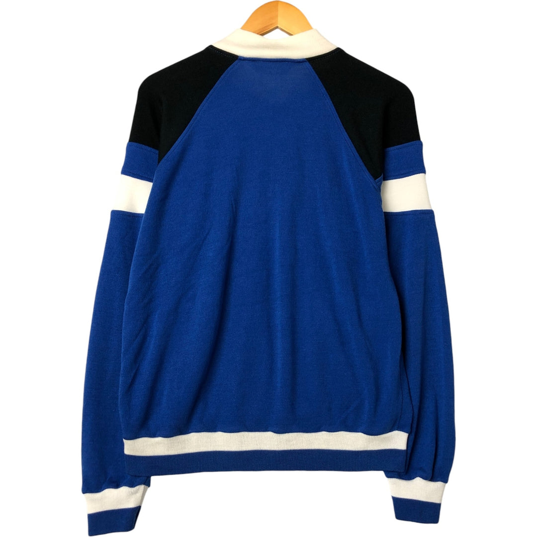 Vintage Pierre Cardin full-zip sweatshirt, size M, men's size. acrylic blue type Vintage Second Hand