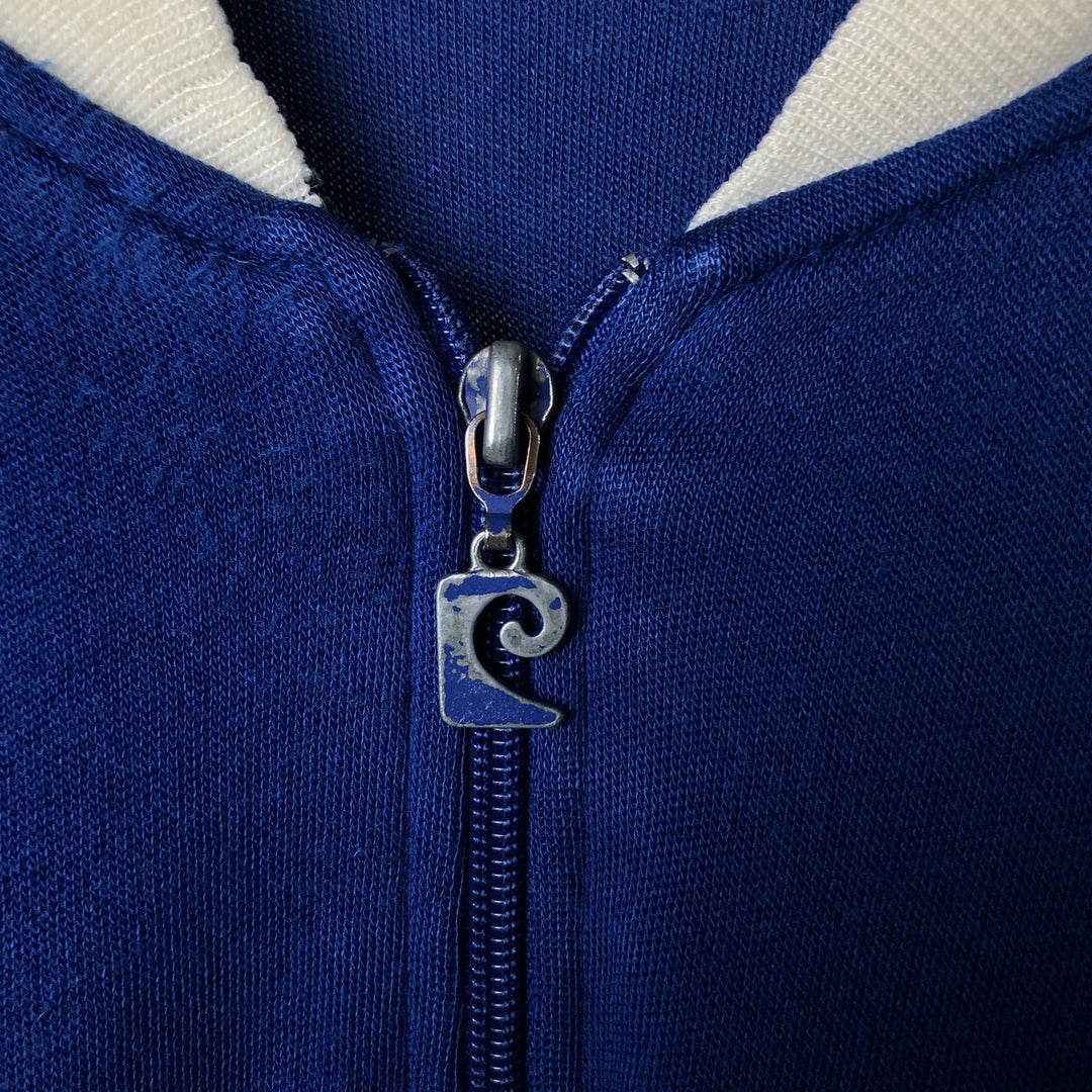 Vintage Pierre Cardin full-zip sweatshirt, size M, men's size. acrylic blue type Vintage Second Hand